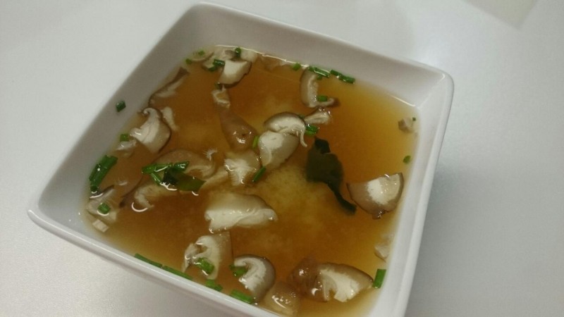 soupe miso aux champignon shiitake