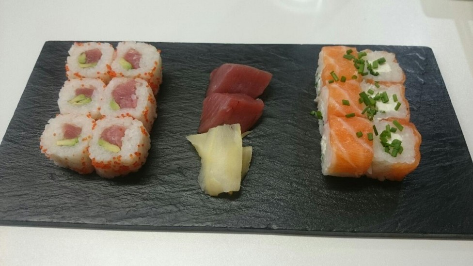 maki et sashimi de thon