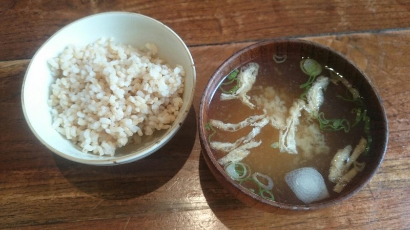 soupe miso et riz de camargue bio