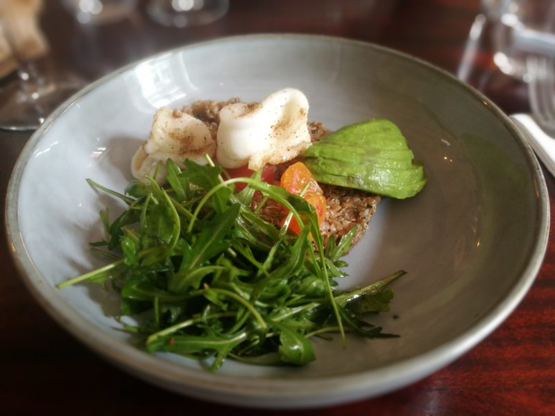 Salade de céréales, limande, avocat & agrumes