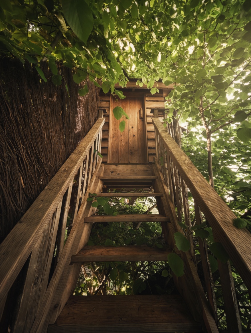 Cabane perchée luxe